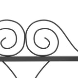 Metal Leaf Scroll Garden Fence Panels 229.5cm in Set Of 4 - Velmora