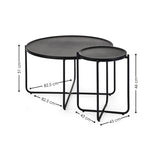 Metal Nesting Coffee Tables - Sagrada