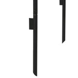 Metal Outdoor Garden Arch Trellis 240cm High - Velmora