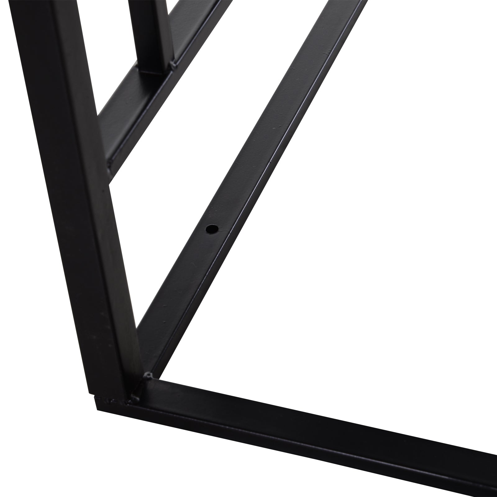 Metal Outdoor Garden Arch Trellis With Gate 212cm High - Velmora