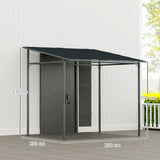 Metal Pergola Gazebo 238cm Width x 238cm Depth - Velmora