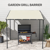 Metal Pergola Gazebo 238cm Width x 238cm Depth - Velmora