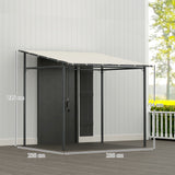 Metal Pergola Gazebo 238cm Width x 238cm Depth - Velmora