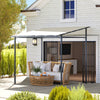 Metal Pergola Gazebo 238cm Width x 238cm Depth - Velmora