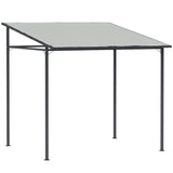 Metal Pergola Gazebo 238cm Width x 238cm Depth - Velmora