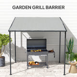 Metal Pergola Gazebo 238cm Width x 238cm Depth - Velmora