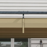 Metal Pergola With Retractable Roof 298cm Width x 213cm Depth - Velmora