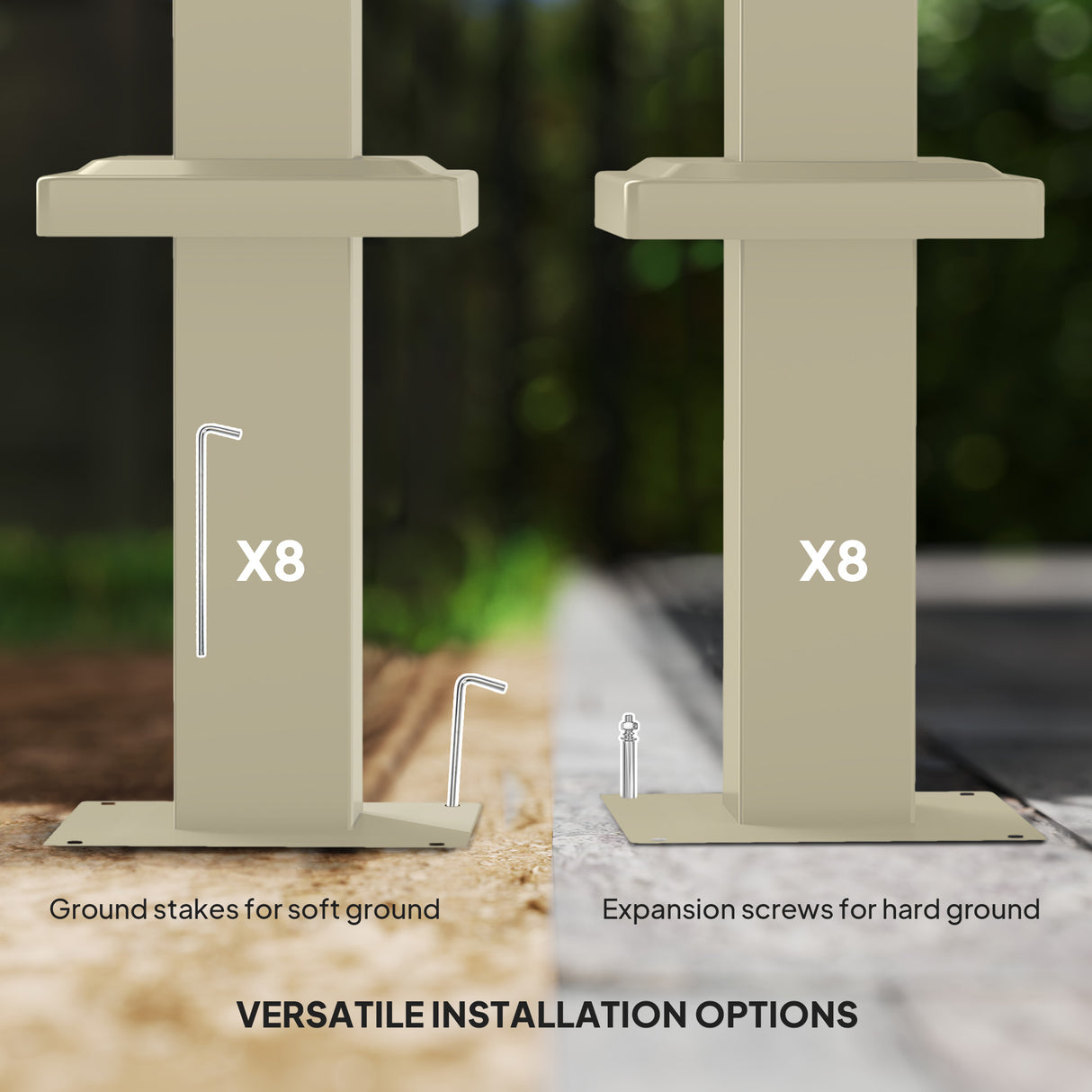 Metal Pergola With Retractable Roof 298cm Width x 297cm Depth - Velmora