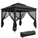 Metal Pop Up Gazebo Netting And Carry Bag 325cm Width x 325cm Depth - Velmora