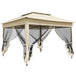 Metal Pop Up Gazebo Netting And Carry Bag 325cm Width x 325cm Depth - Velmora