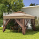 Metal Pop Up Gazebo Netting And Carry Bag 325cm Width x 325cm Depth - Velmora