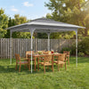 Metal Pop Up Gazebo Party Tent 285cm Width x 285cm Depth - Velmora