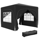 Metal Pop Up Gazebo Shelter 300cm Width x 300 Depth - Velmora