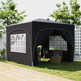 Metal Pop Up Gazebo Shelter 300cm Width x 300 Depth - Velmora