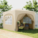 Metal Pop Up Gazebo Shelter 300cm Width x 300 Depth - Velmora