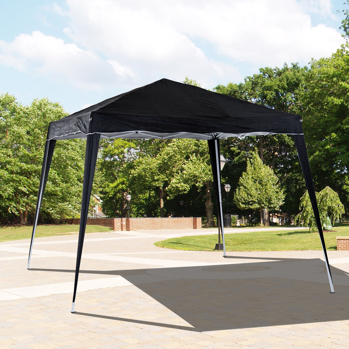 Metal Pop Up Gazebo Tent 297cm Width x 297cm Depth - Velmora