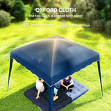 Metal Pop Up Gazebo Tent 297cm Width x 297cm Depth - Velmora