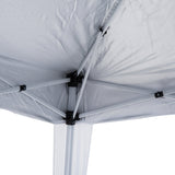 Metal Pop Up Gazebo Tent 297cm Width x 297cm Depth - Velmora