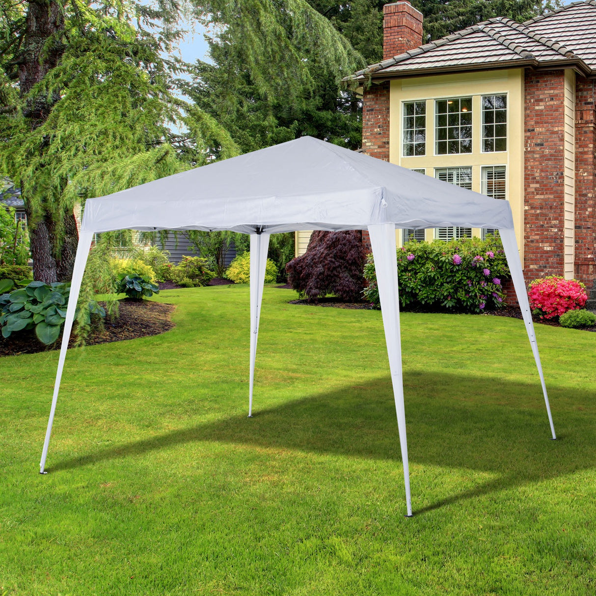 Metal Pop Up Gazebo Tent 297cm Width x 297cm Depth - Velmora