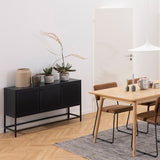 Metal Sideboard Raised With 3 Doors - Newcastle