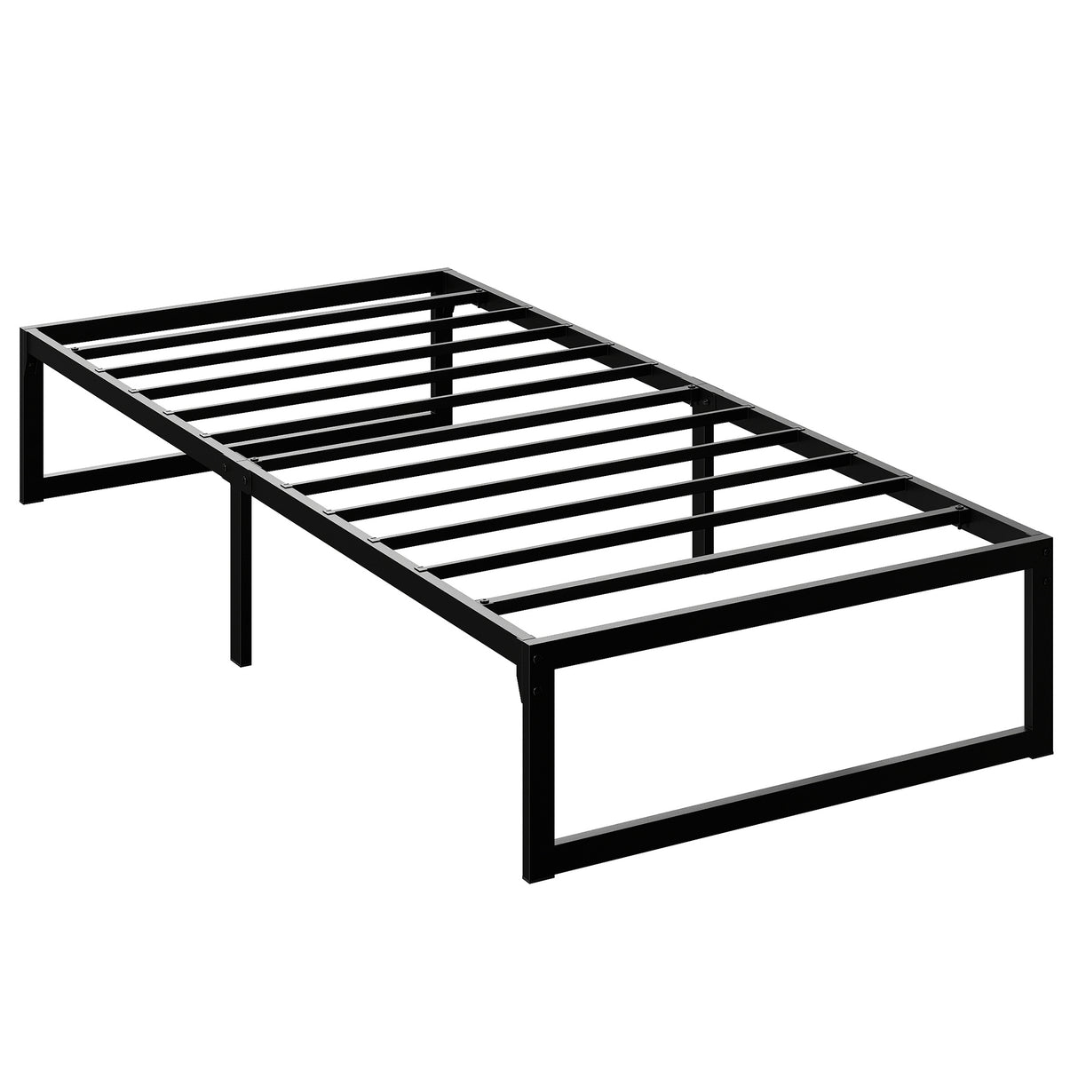 Metal Single Bed 90.6cm Wide - Velmora