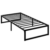 Metal Single Bed 90.6cm Wide - Velmora