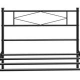 Metal Single Bed 96cm Wide - Velmora