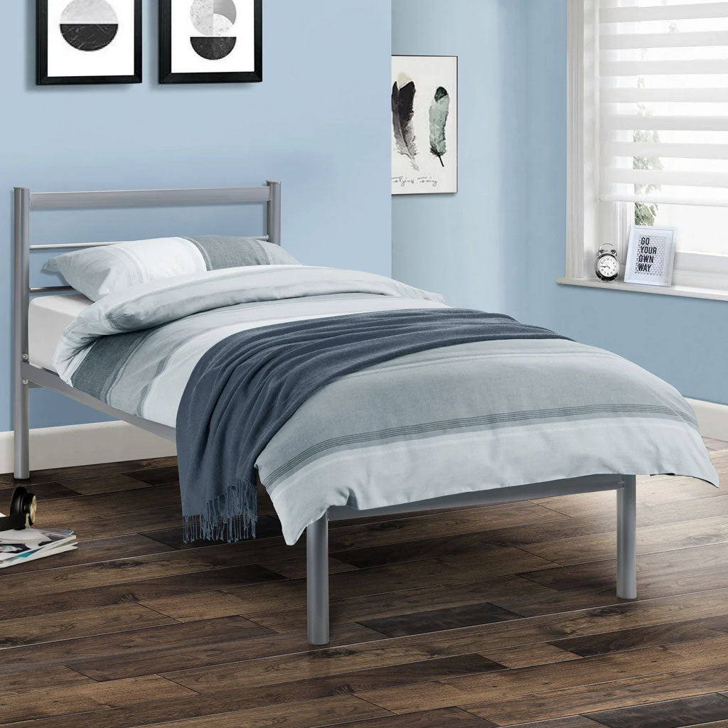 Metal Single Bed - Alpen