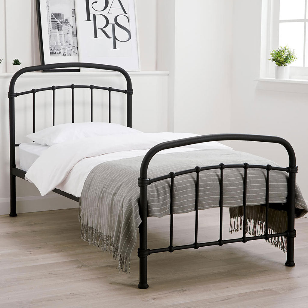 Metal Single Bed - Halston
