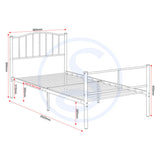 Metal Single Bed - Newton