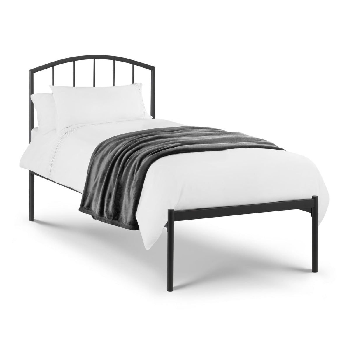Metal Single Bed - Onyx