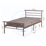 Metal Single Bed - Orion