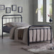 Metal Single Bed With Sprung Slatted Base - Miami