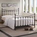 Metal Single Bed Victorian Style With Sprung Slatted Base - Florida