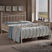 Metal Single Bed Victorian Style With Sprung Slatted Base - Florida
