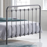 Metal Small Double Bed With Sprung Slatted Base - Havana