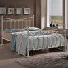 Metal Small Double Bed Victorian Style With Sprung Slatted Base - Florida