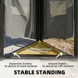 Metal Softtop Gazebo 330cm Width x 330cm Depth With Mosquito Netting - Velmora