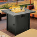 Metal Square 40,000 BTU Propane Gas Smokeless Fire Pit Table - Velmora