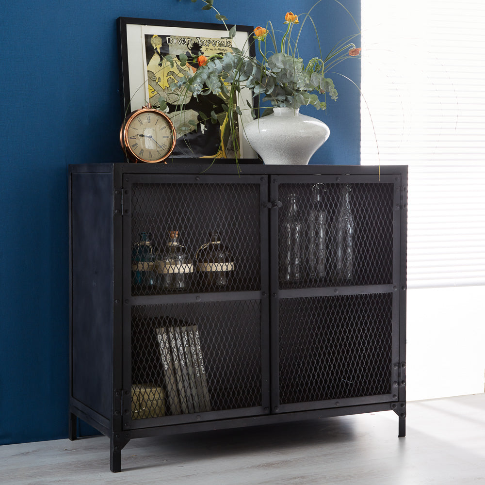 Metal Storage Cabinet With 2 Doors - Metalica