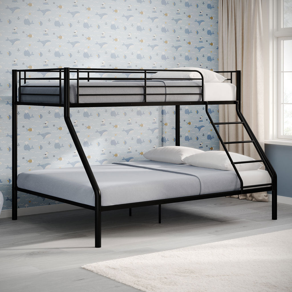 Metal Triple Sleeper Bunk Bed With Ladder - Tandi