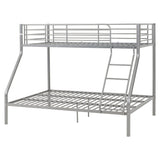 Metal Triple Sleeper Bunk Bed With Ladder - Tandi