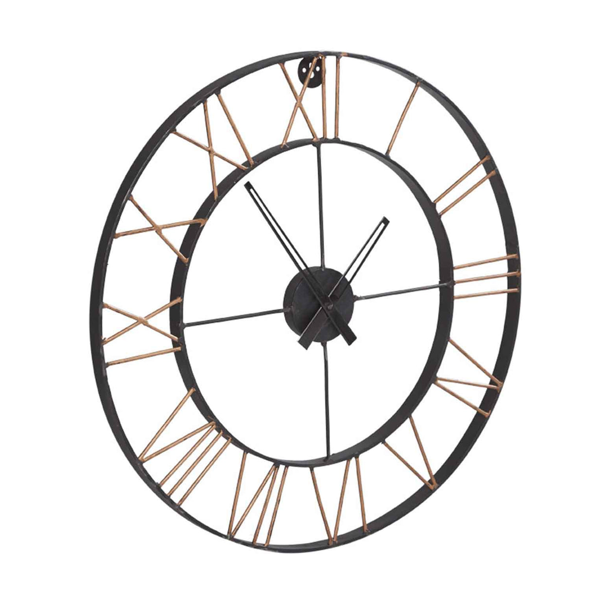 Metal Wall Clock 66cm Wide - Lincoln