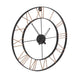 Metal Wall Clock 66cm Wide - Lincoln