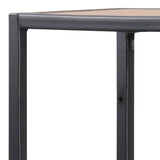Metal Wall Shelf Wide in Black With 3 Additional Shelves - Seaford