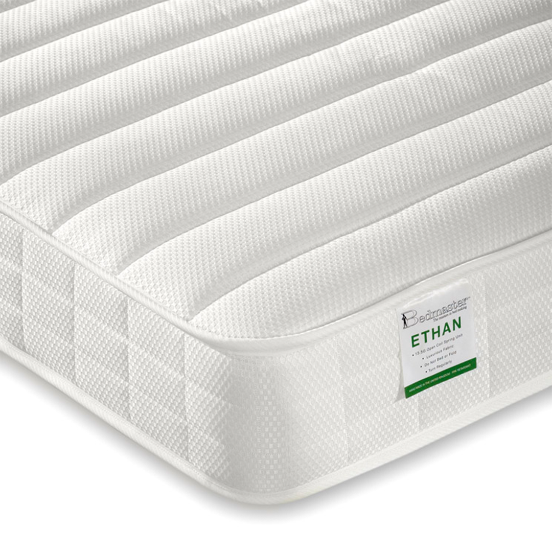 Micro Quilted Low Profile Open Coil Sprung Small Single Mattress - Ethan