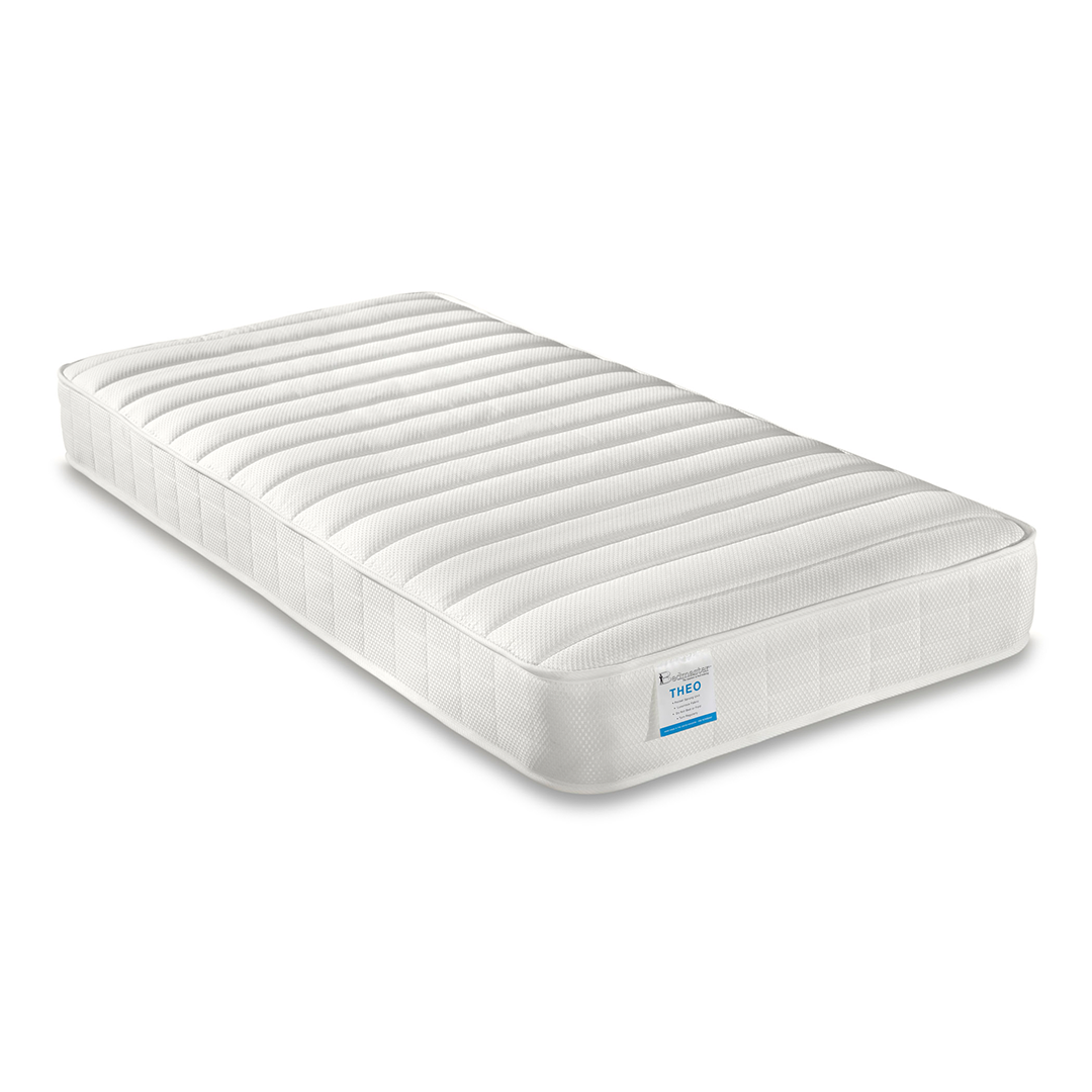 Micro Quilted Pocket Sprung Low Profile Single Mattress - Theo