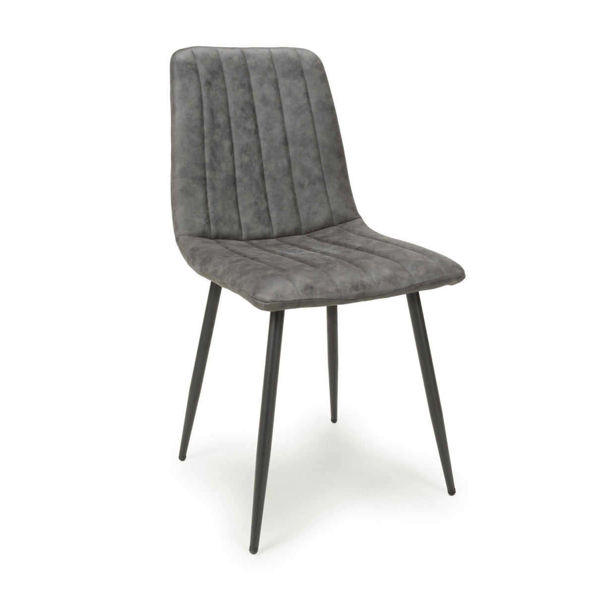 Microfibre Fabric Dining Chairs in Set Of 4 - Lisbon