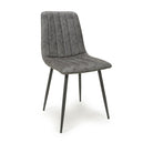 Microfibre Fabric Dining Chairs in Set Of 4 - Lisbon