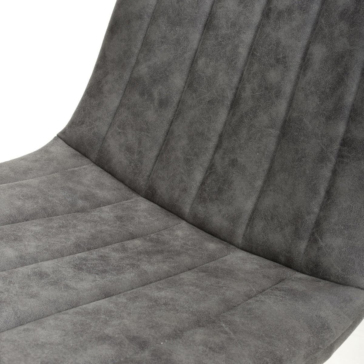 Microfibre Fabric Dining Chairs in Set Of 4 - Lisbon